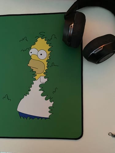 Customer photo review of Homer Desk Mat