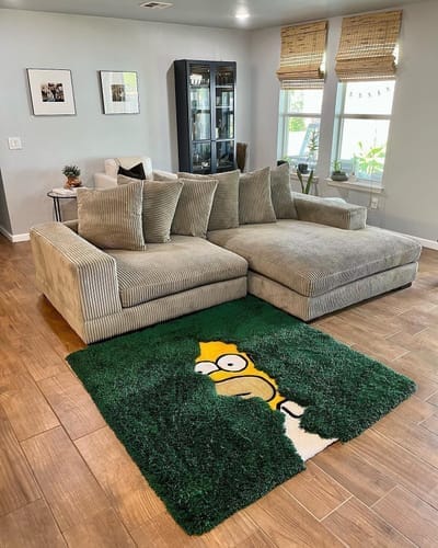 Customer photo review of Fluffy Tufted Homer Rug