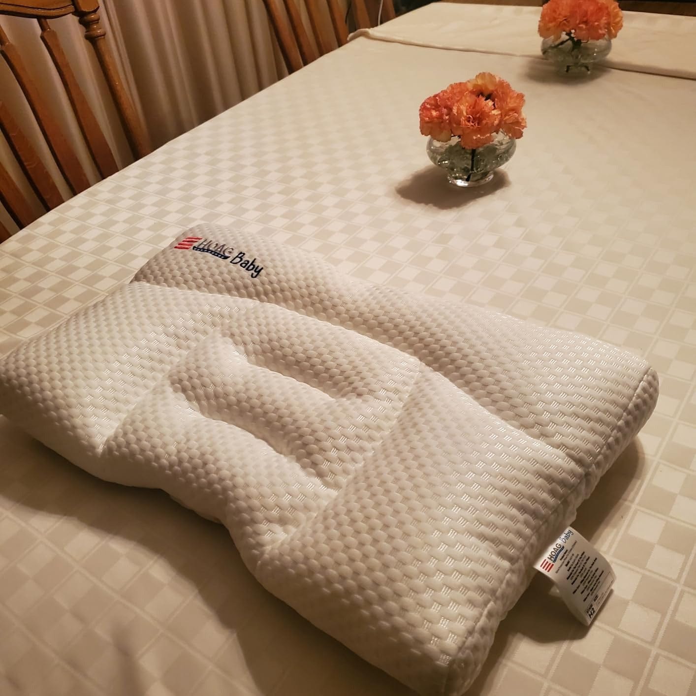Customer photo review of TinyAlign – De juiste kussenhoogte voor elke leeftijd