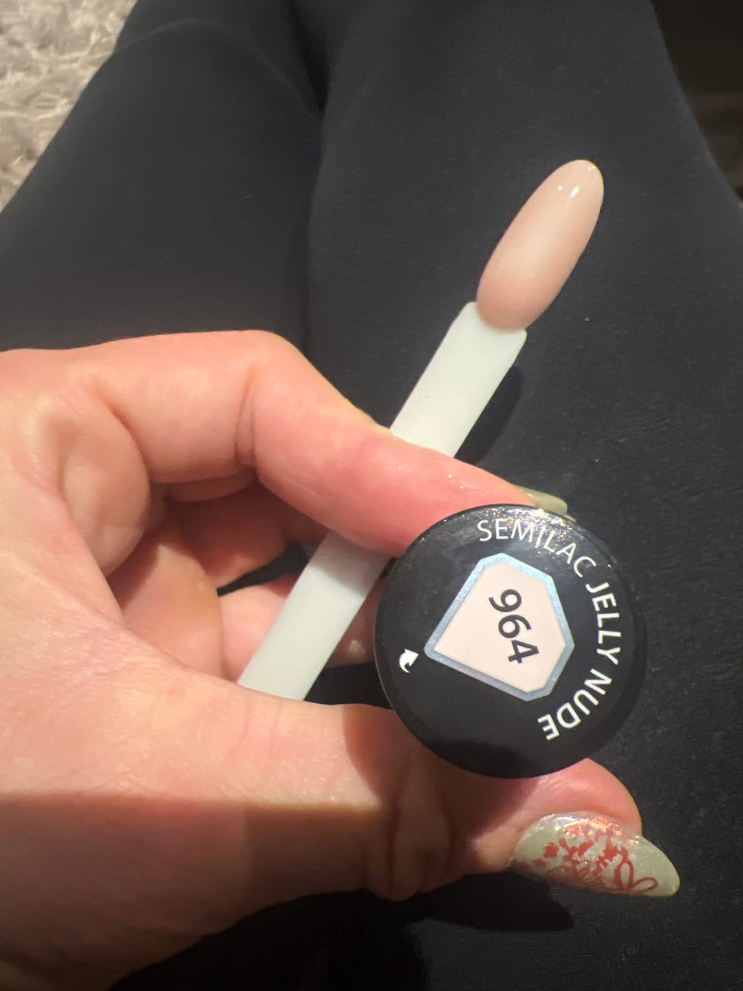 Customer photo review of Semilac 964 Jelly Nude UV Gel Polish