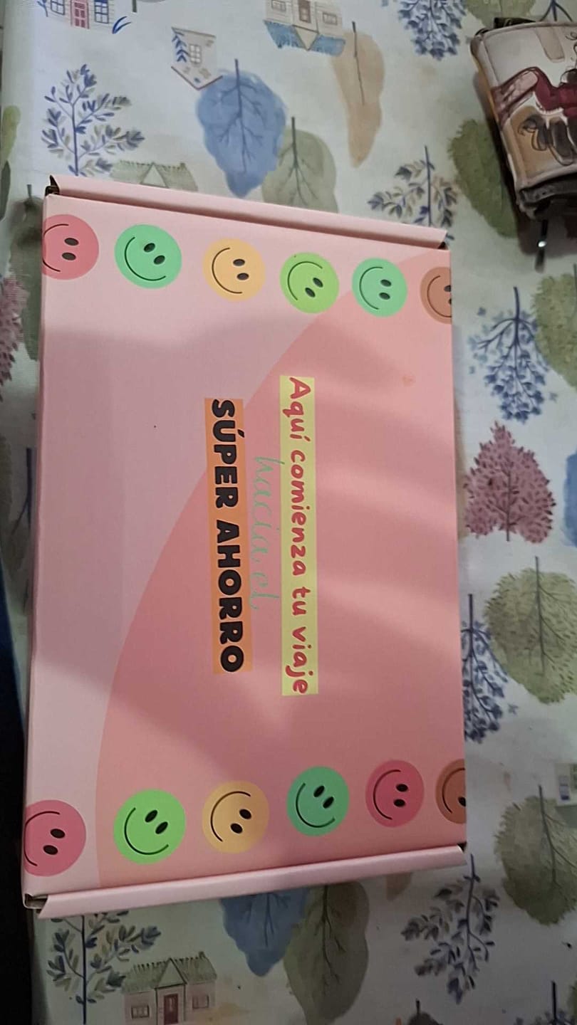 Customer photo review of Libreta de Ahorro A6 Infantil