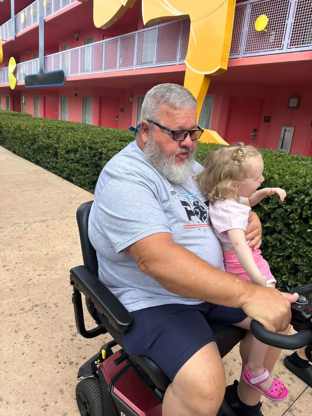 Customer photo review of Multiday Mobility & ECV Foldable Travel Scooter Rental 300 Pound Capacity (3 or more days)