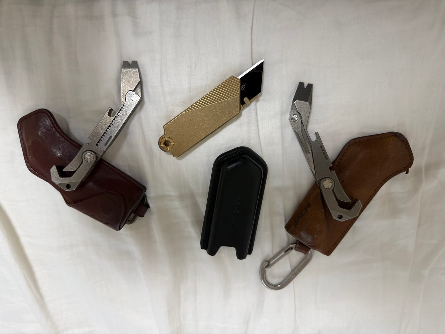 Customer photo review of G9 Utility Knife (Titanium/Brass)