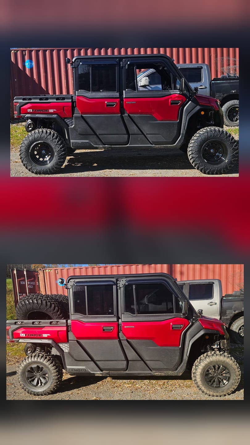 Customer photo review of 2.5" Lift Kit — CFMOTO UForce U10 PRO (2025+)
