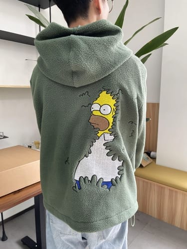 Customer photo review of Oversized Fit Teddy Unisex Hoodie