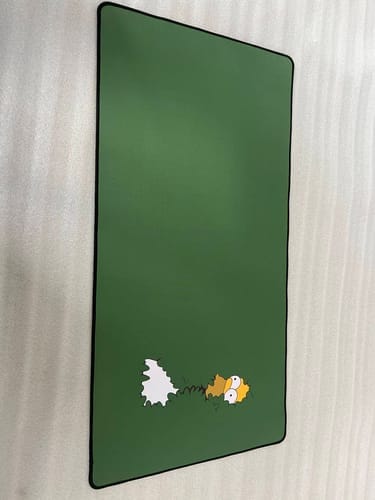 Customer photo review of Homer Desk Mat