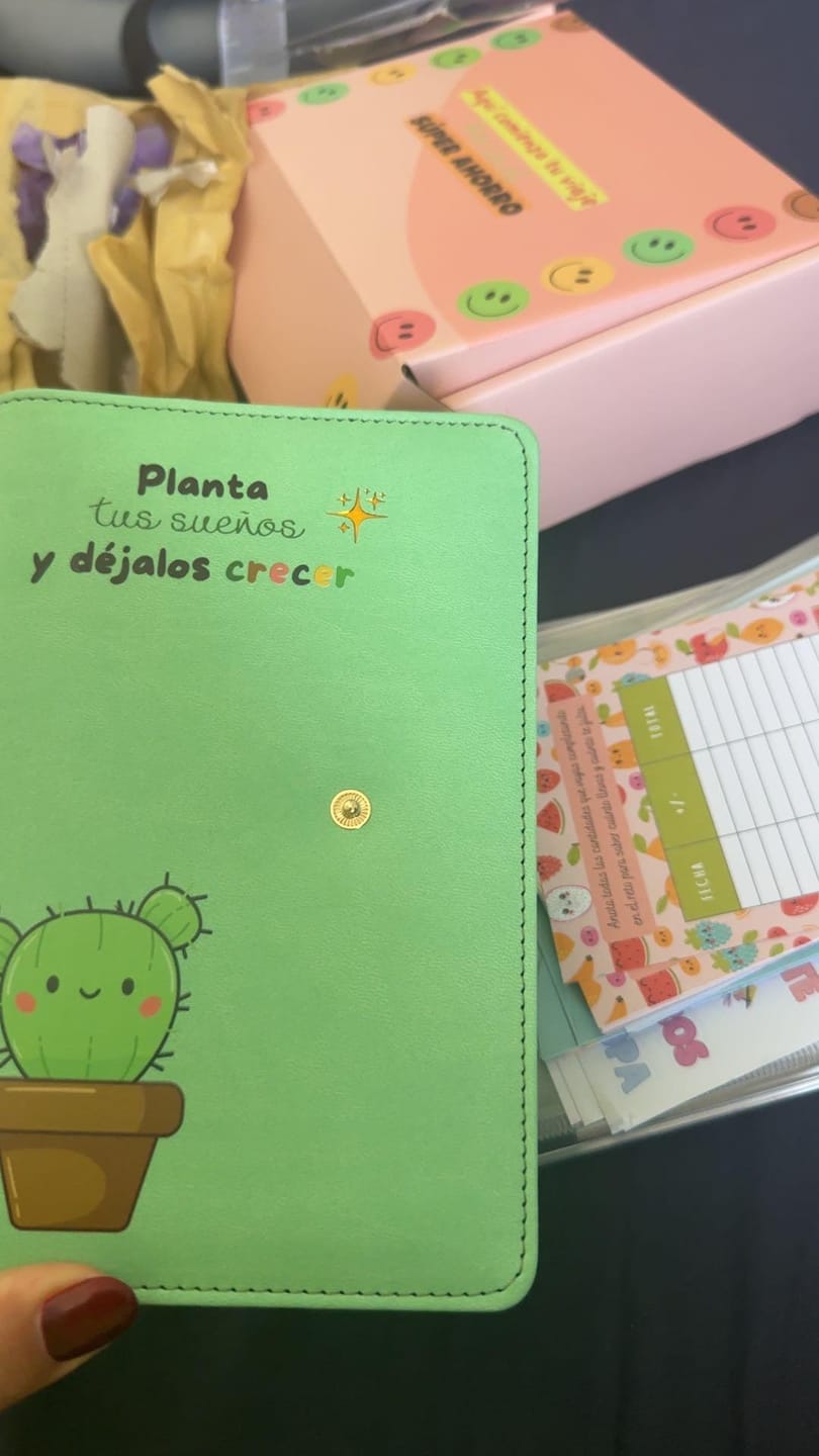 Customer photo review of Libreta de Ahorro A6 Infantil