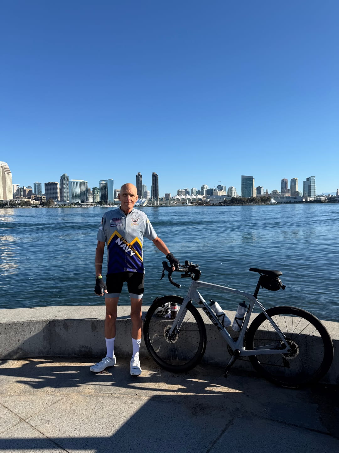 Customer photo review of Men’s Personalized U.S. Navy Cycling Jersey & Kit