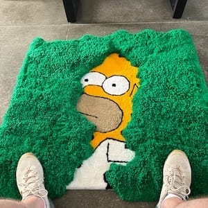 Customer photo review of Fluffy Tufted Homer Rug