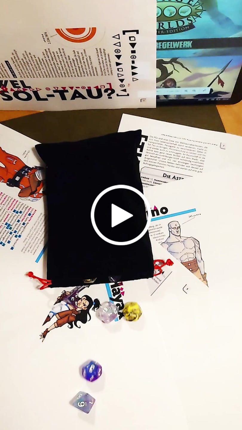 Customer video review of Mystery Bag of Holding mit 10x7 Kunststoff Würfel