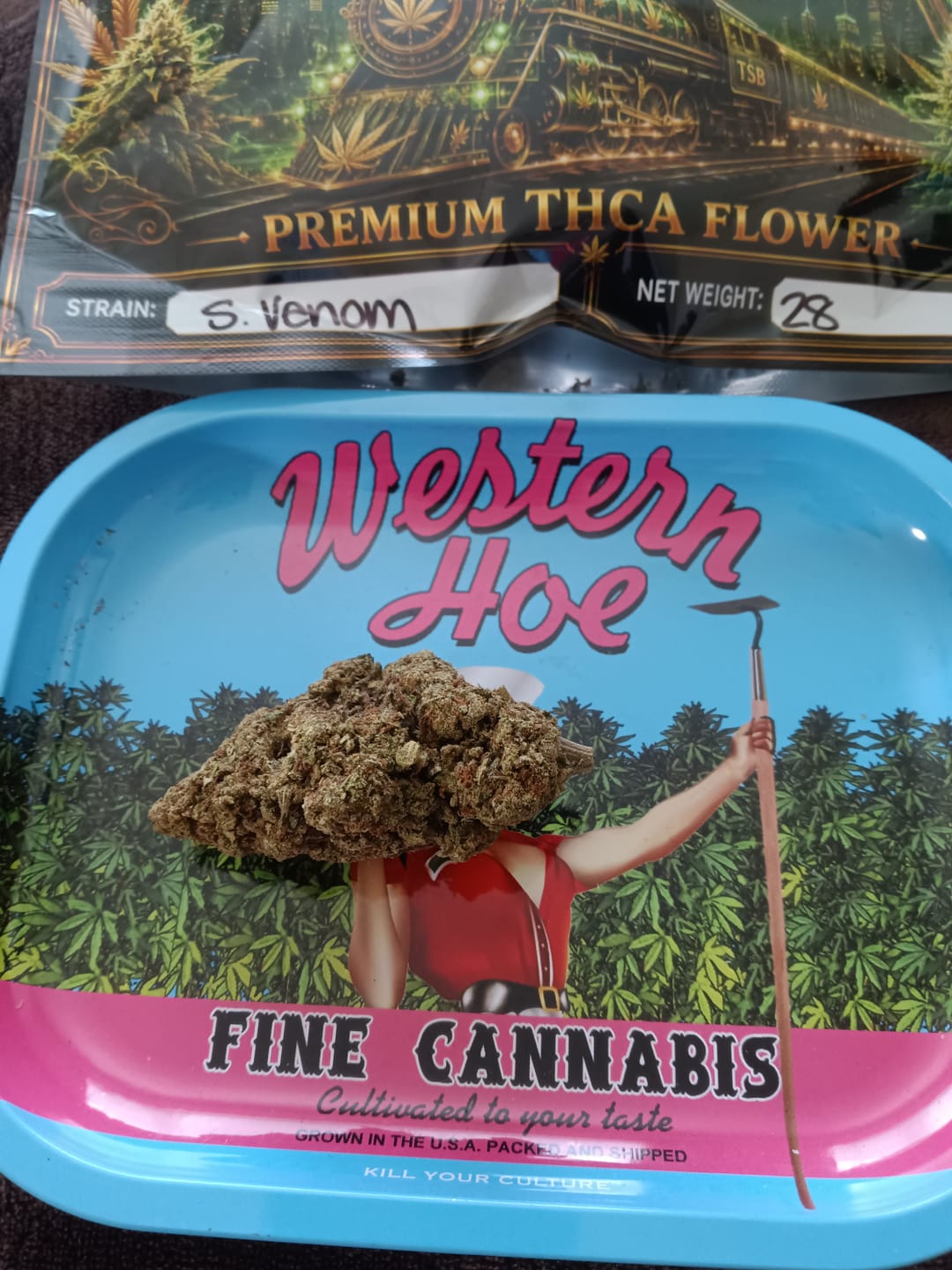 Customer photo review of Snake Venom THCA Flower