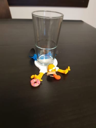 Customer photo review of Homer Coaster STL for 3D Printing