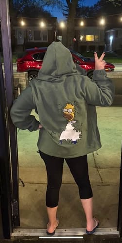Customer photo review of Oversized Fit Teddy Unisex Hoodie