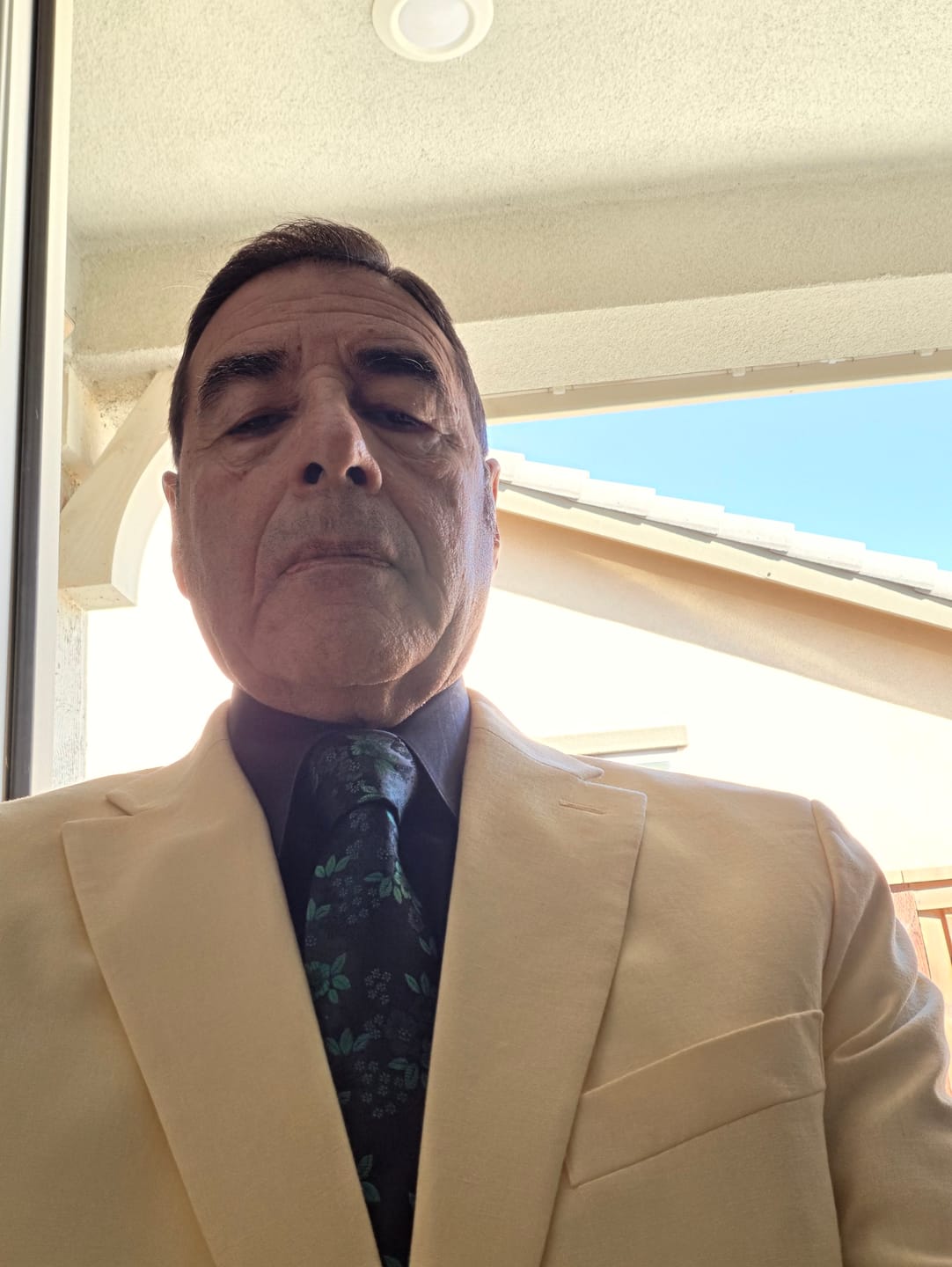 Customer photo review of Black Green Little Flower Men's Necktie Pocket Square Cufflinks Set