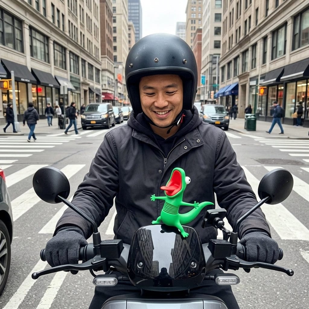 Customer photo review of Dancing Lizard That Rides