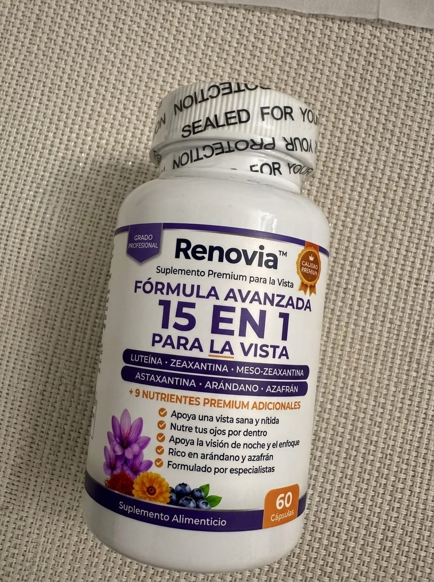 Customer photo review of Renovia 15 en 1 | Cuida la nitidez de tu vista con los años