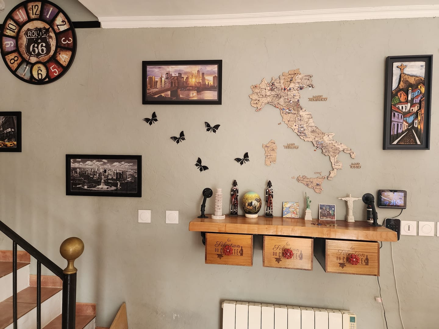 Customer photo review of Wooden Map of Italy – Terra