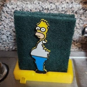 Customer photo review of Homer Sponge Holder