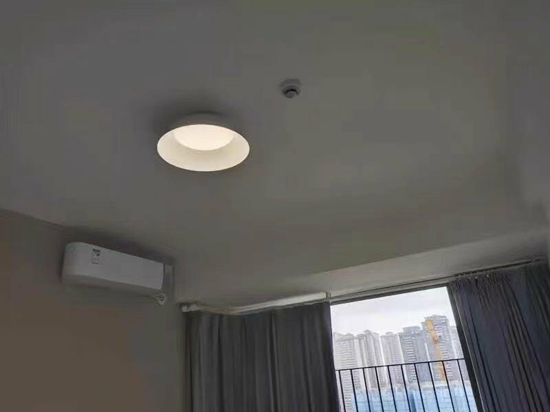 Customer photo review of Low Profile Ceiling Light, Round Aluminium, Integrated LED, 3000 K