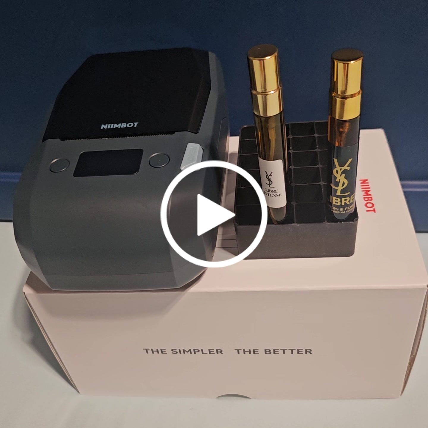 Customer video review of NIIMBOT M2 2-Inch Label Maker for Vial Bottle Labels, Lab Storage & Sample Organization