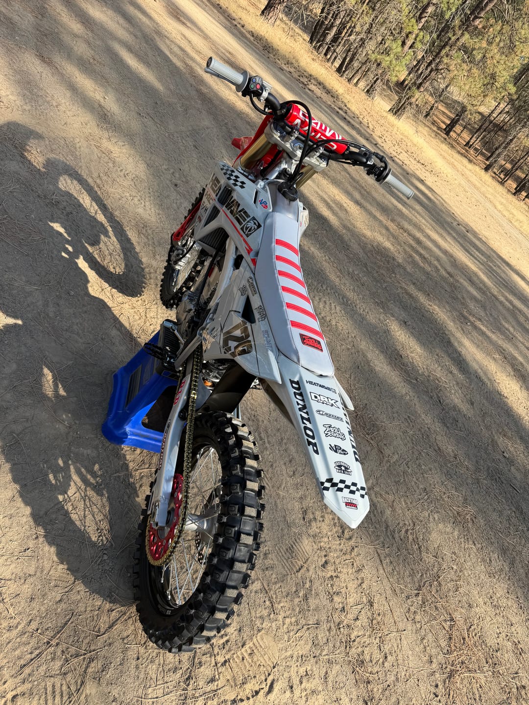 Customer photo review of Custom Seat Cover: 2026 Honda CRF450R