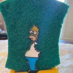 Customer photo review of Homer Sponge Holder