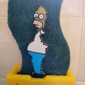 Customer photo review of Homer Sponge Holder