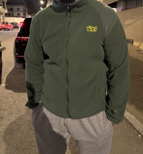 Customer photo review of Oversized Fit Teddy Unisex Hoodie
