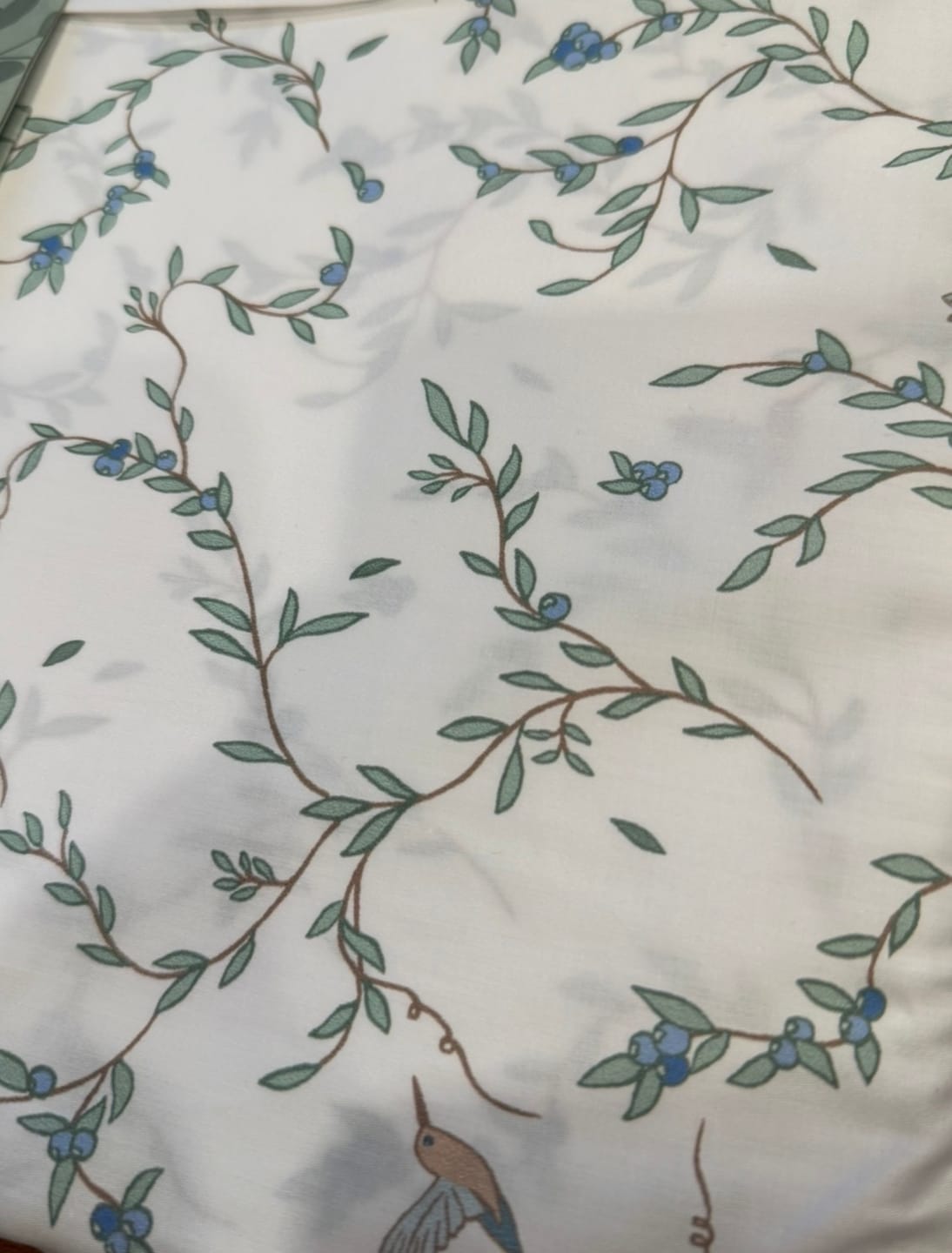 Customer photo review of Secret Garden Full/Queen Duvet Cover - Ivory