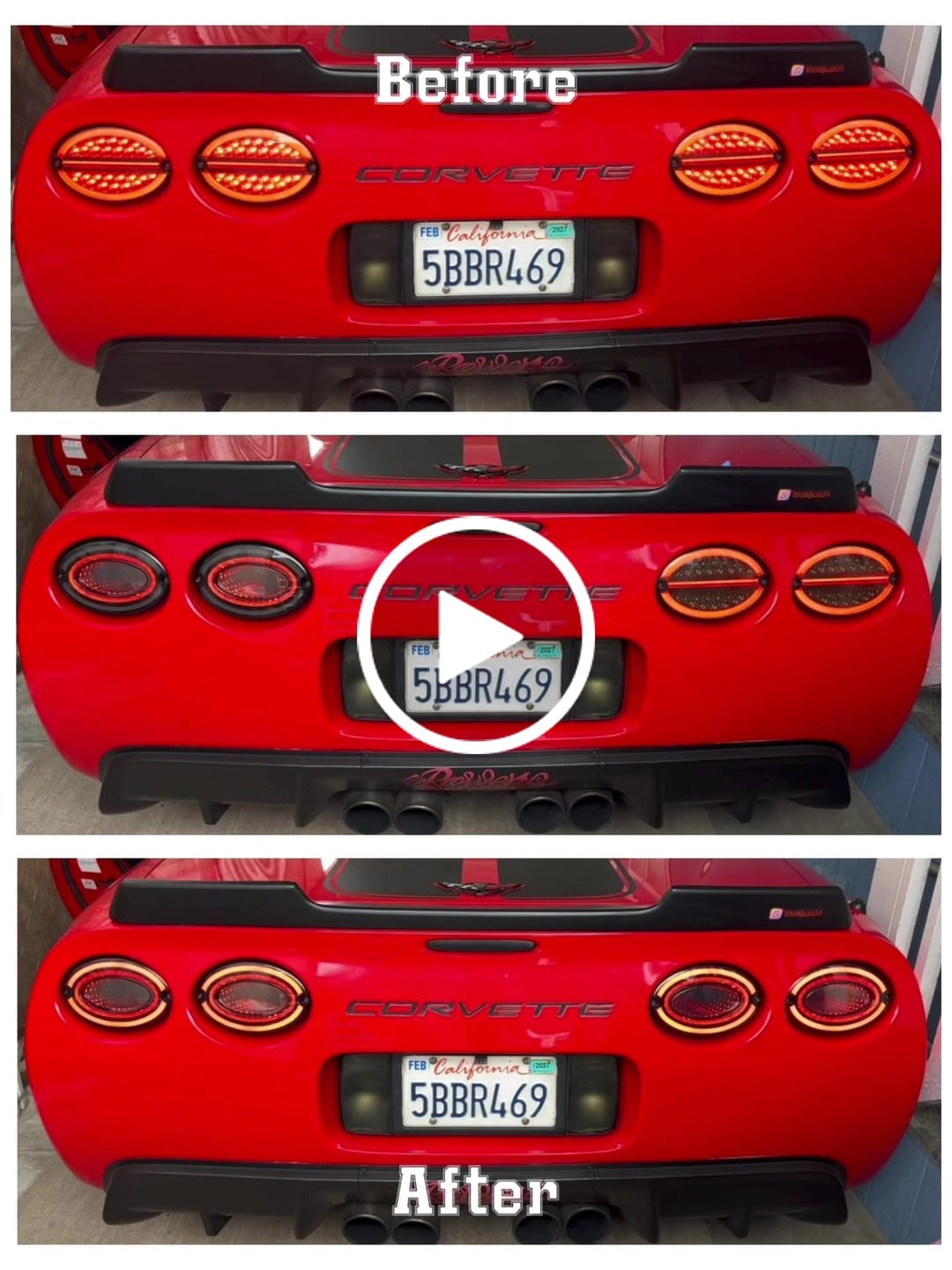 Customer video review of 1997-04 Corvette C5 Infinity Style LED Tail Lights (PRE-SALE)