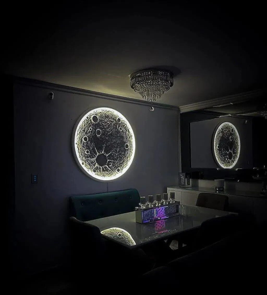 Customer photo review of NEXUS HAND CRAFTED MOON ART