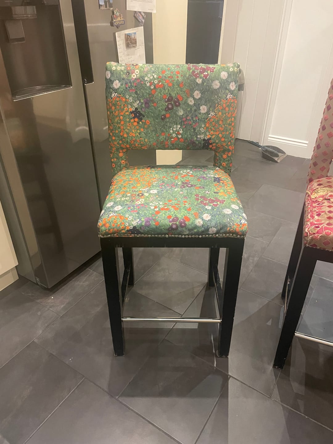 Customer photo review of Klimt Flower Garden Water Resistant Fabric