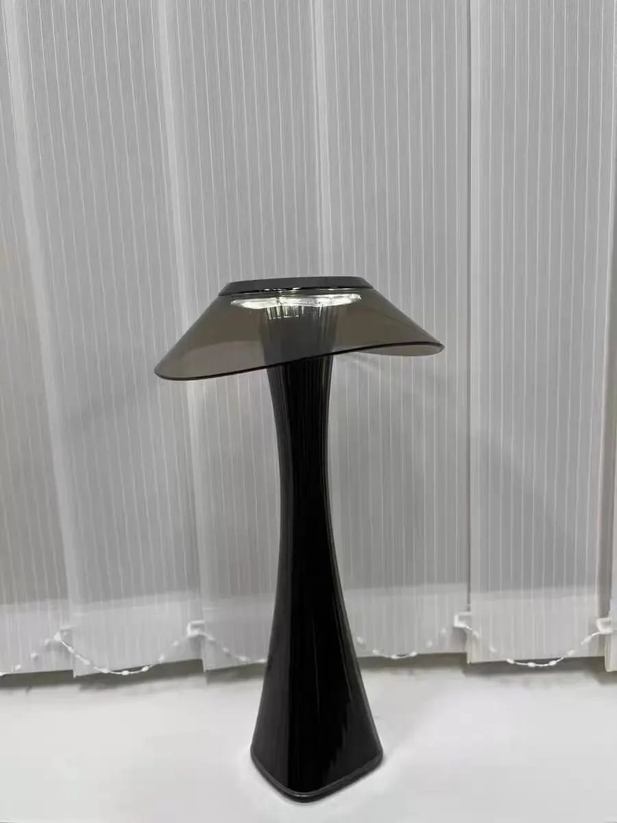Customer photo review of Fluted Rechargeable Table Lamp, Mushroom Cap, Cordless, 27.4 cm