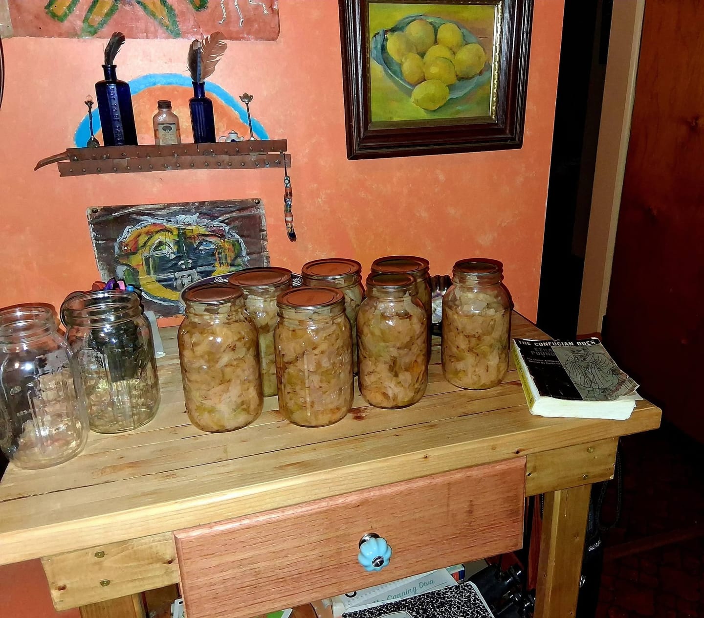 Customer photo review of Bulk Wide Mouth Canning Lids - 60 Pack