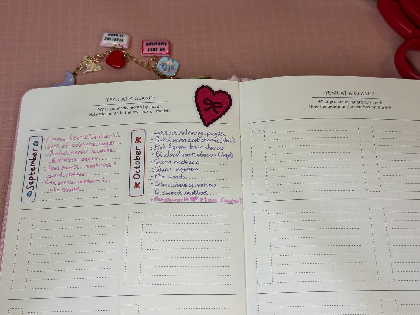 Customer photo review of BLOSSOM PINK - Craft Project Planner