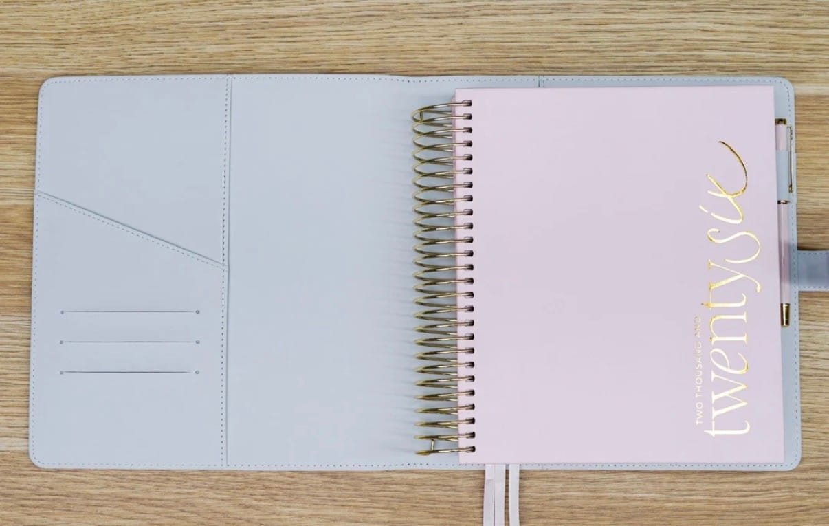 Customer photo review of Planner Cover - Small - Dove Grey