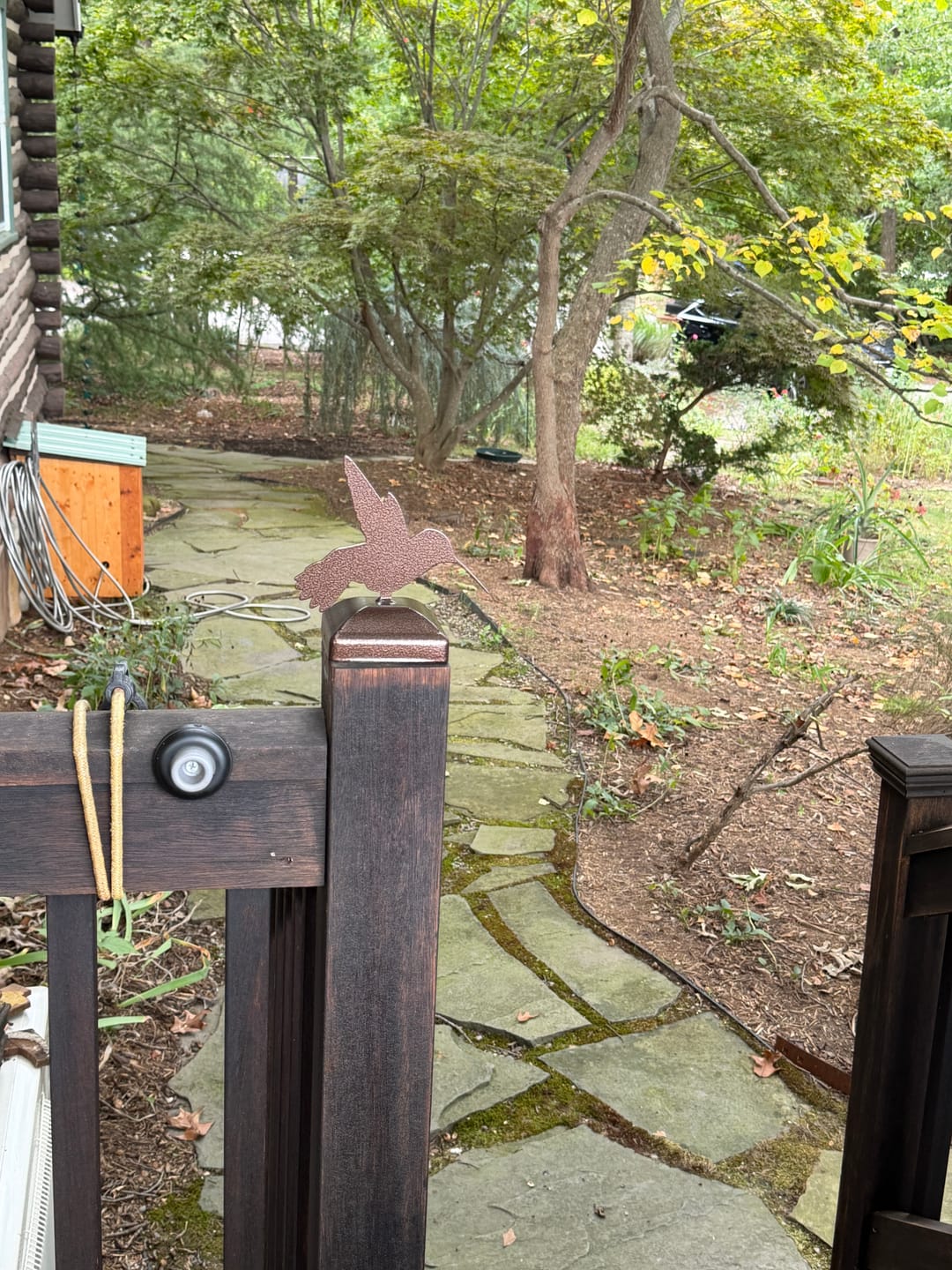 Customer photo review of Hummingbird Post Cap (Multiple Post Sizes Available)