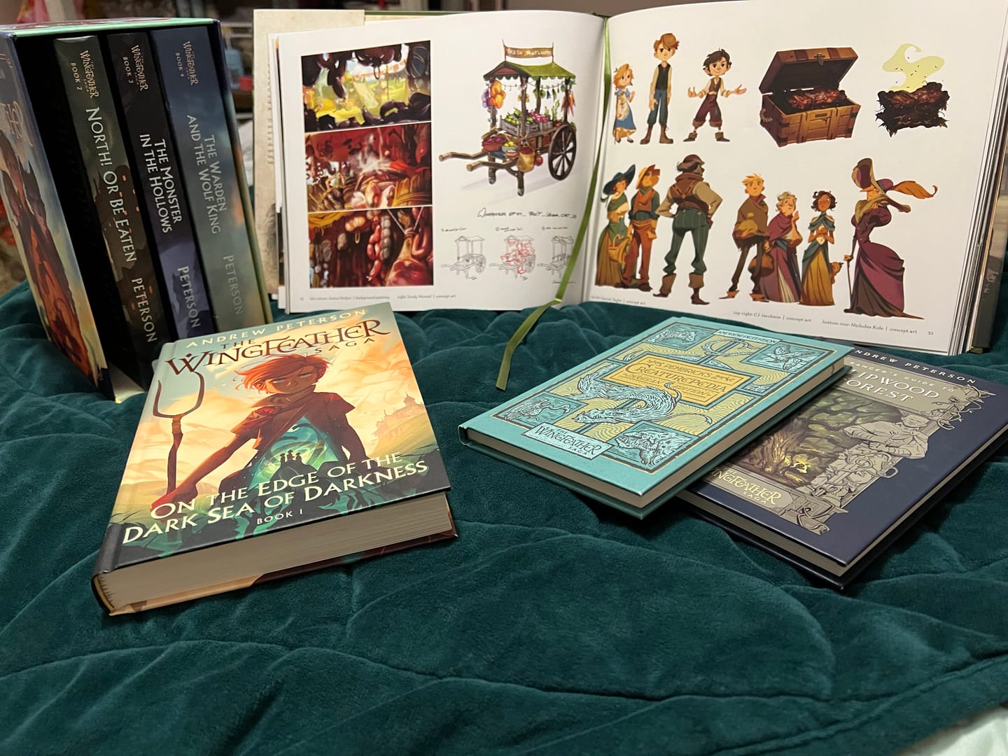 Customer photo review of The Art of The Wingfeather Saga - Season One