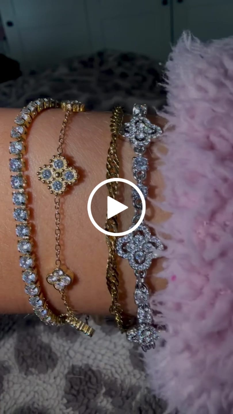 Customer video review of Hi-Life Tennis Armband 14K Vergoldet