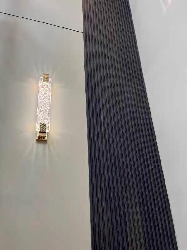 Customer photo review of Bubble Crystal Wall Light, Rose Gold Wall Sconce, Integrated LED