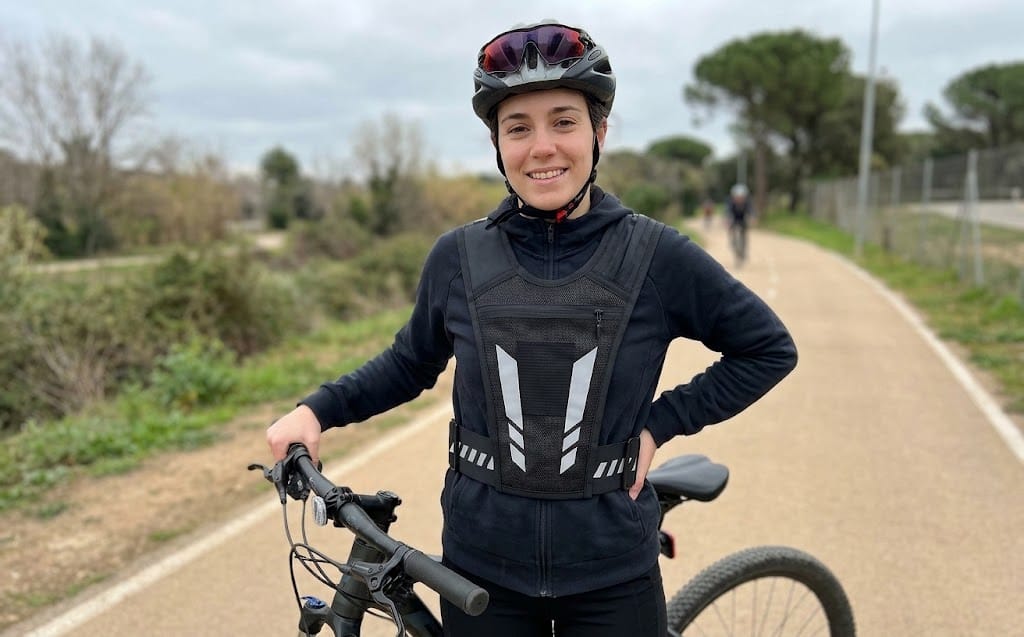 Customer photo review of Chaleco reflectante deportivo