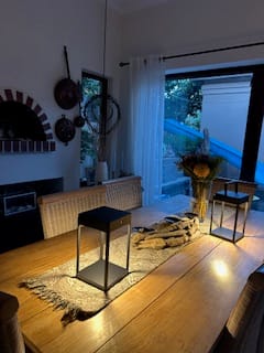 Customer photo review of Luxury Metal Solar Lantern