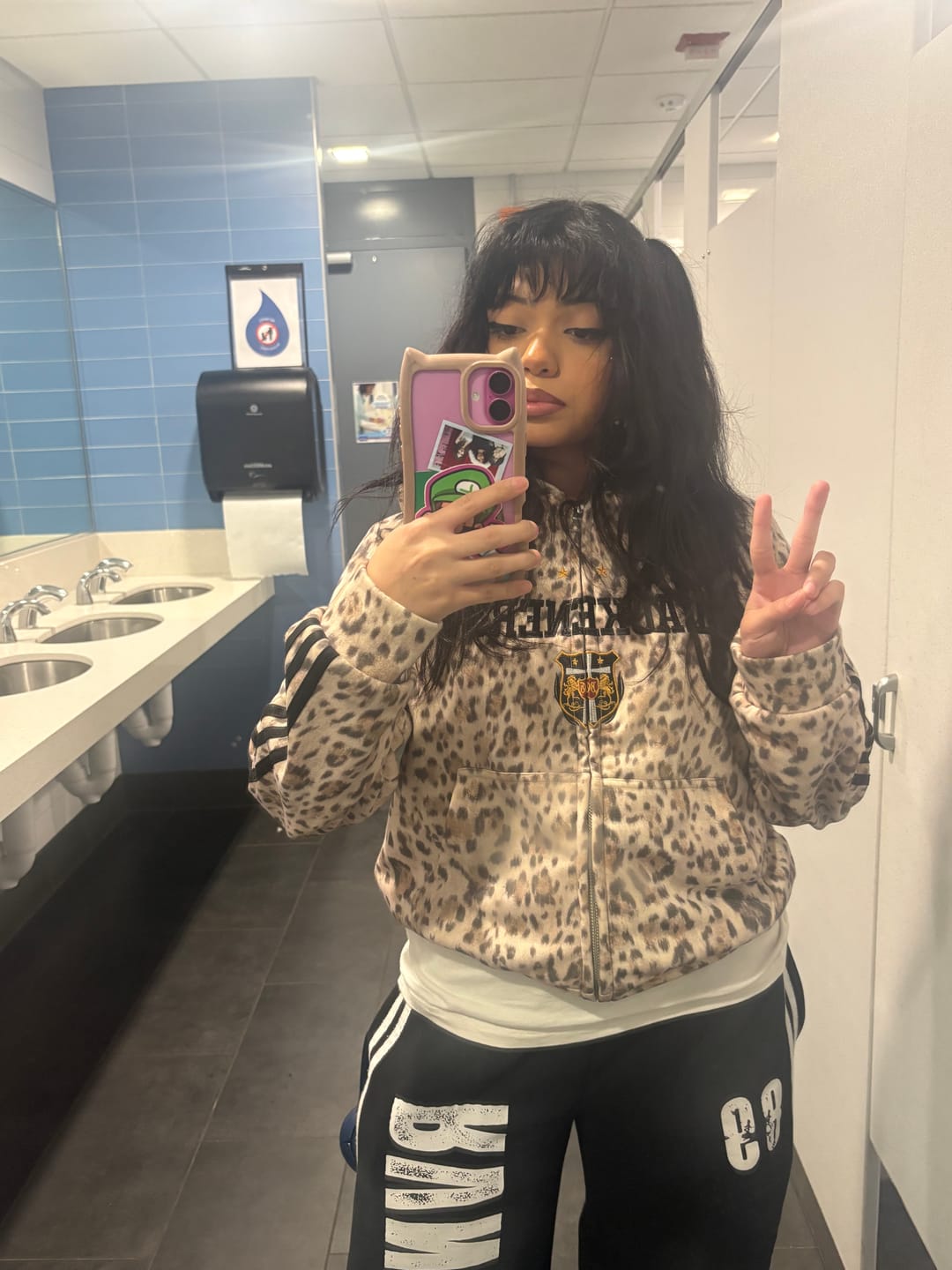 Customer photo review of Omirad Leopard Full-Zip Hoodie
