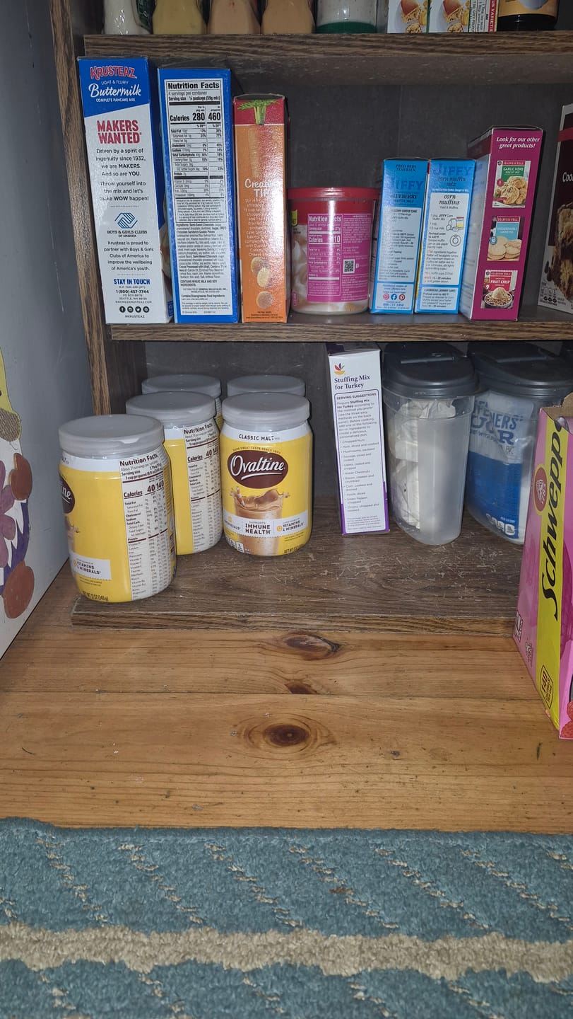 Customer photo review of Ovaltine Classic Malt Milk Mix - 12 OZ 6 Pack