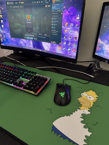 Customer photo review of Homer Desk Mat