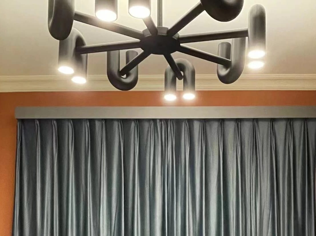 Customer photo review of U-Shaped Arch Chandelier, Integrated LED, 4 to 8 Heads, 60–100 cm