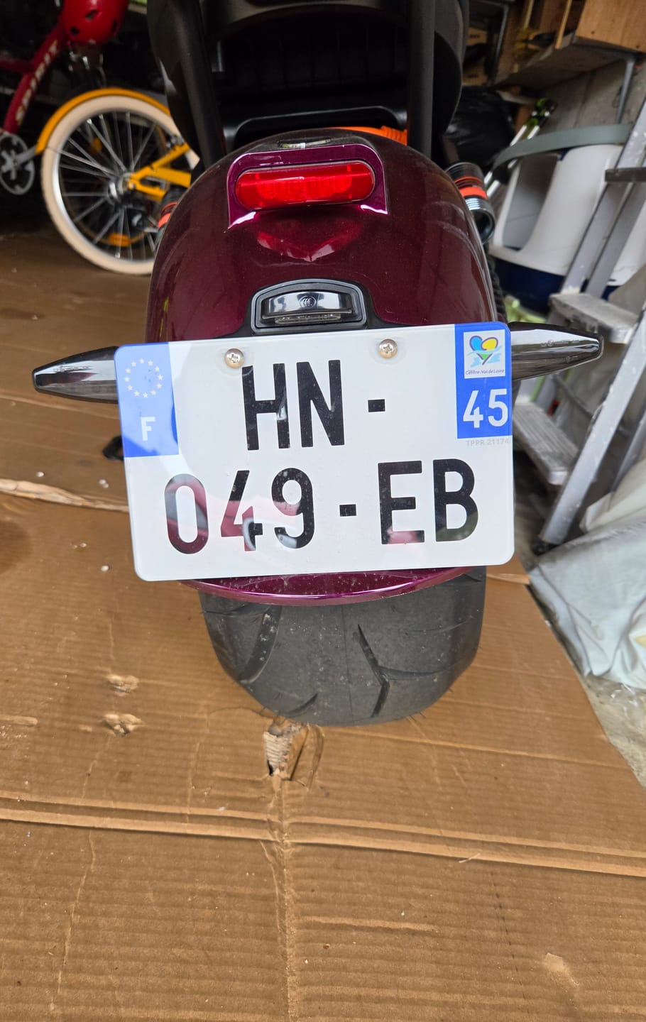 Customer photo review of Plaque d'immatriculation