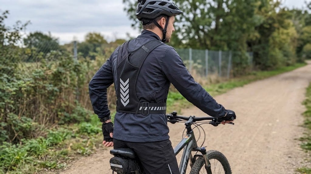 Customer photo review of Chaleco reflectante deportivo