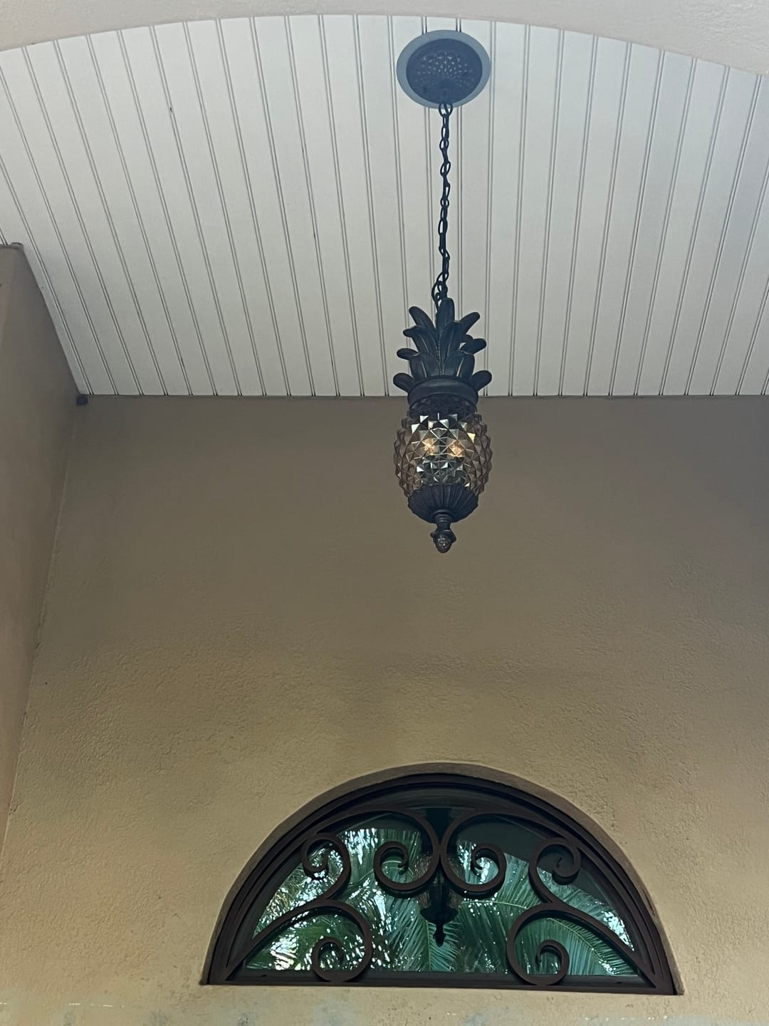 Customer photo review of 2 Lights Bubble Chandelier Lighting Classic Clear Prismatic Glass Pendant Light Fixture for Balcony