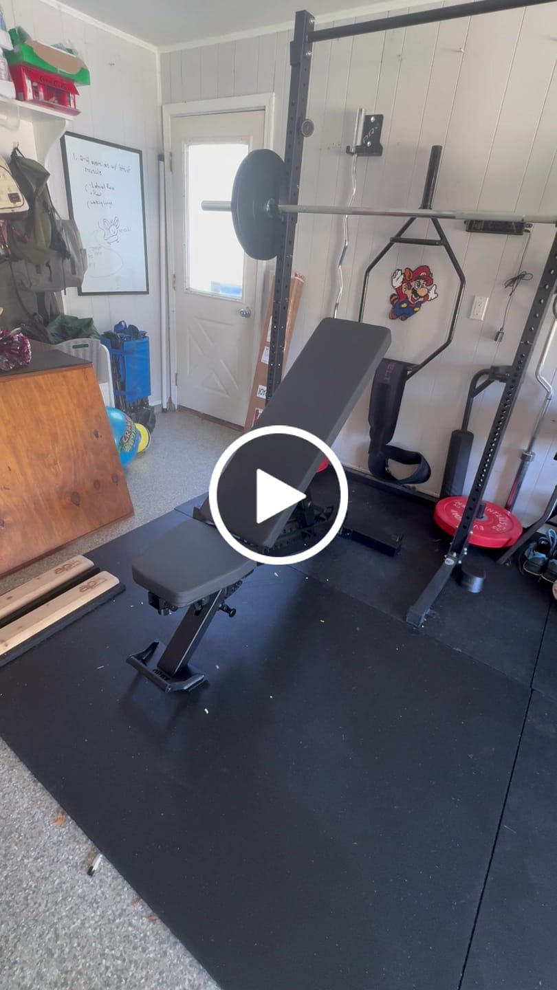 Customer video review of APEX ADJUSTABLE BENCH